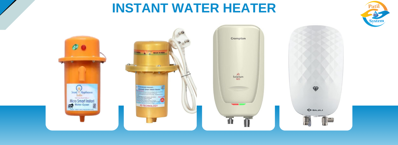 Instant Water Heater slider